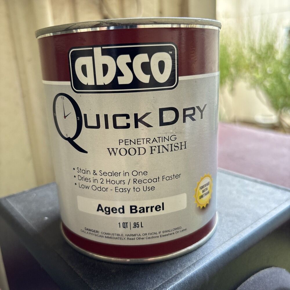 Absco Quick Dry Stain AGED BARREL 1 QT